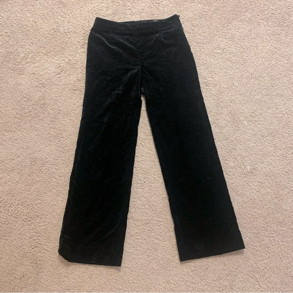 Natan Black Velvet Trouser Sz 6 (IT 38)